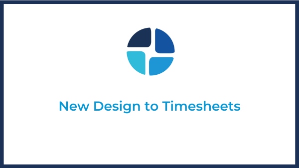 new timesheet design