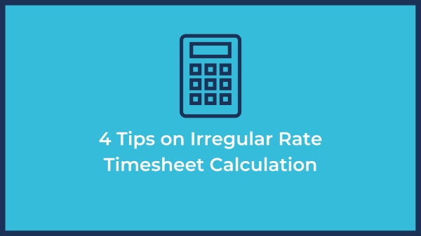 irregular rate timesheet calculation