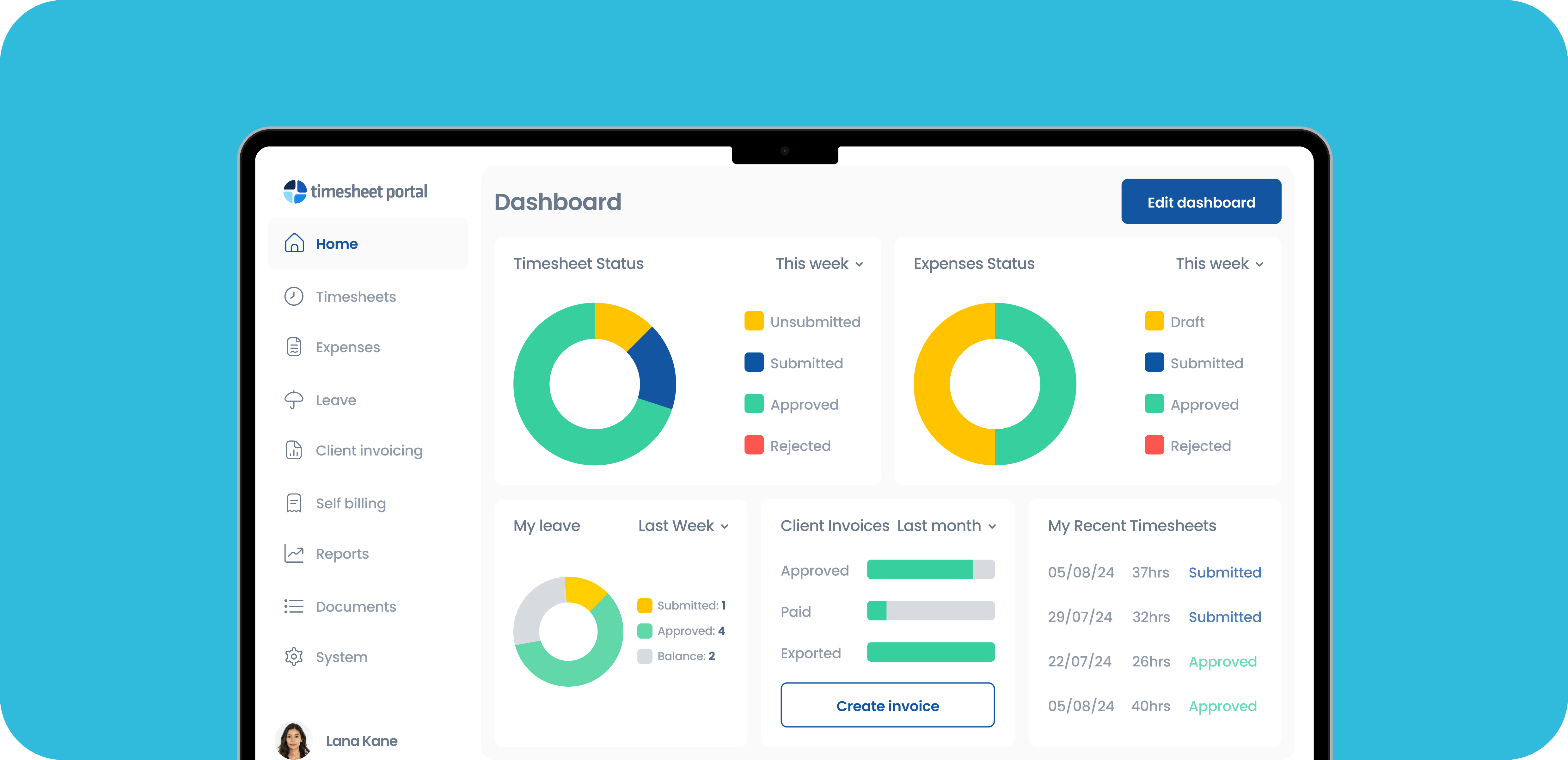 Online Timesheets Expenses